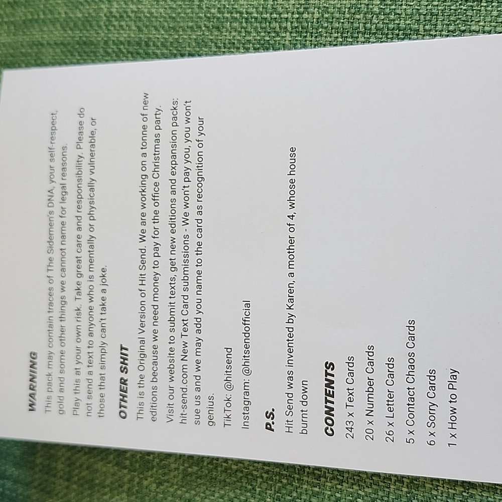 Hit Send Texting Card Game - Picture 12 of 12